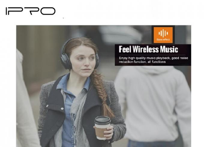 Mic Wireless Bluetooth Headphonest , Noise Cancelling Wireless Headphones Durable