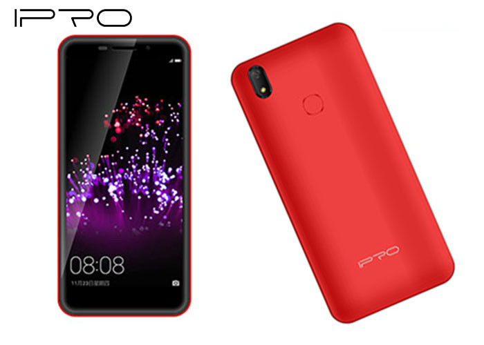 64G Storage Red Color 5 Inch Android Phone With Front And Rear Camera